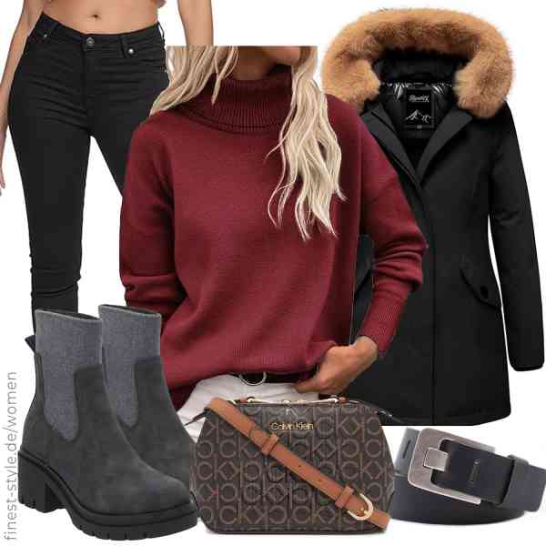 Top frauen-Outfit im Finest-Trend-Style für ein selbstbewusstes Modegefühl mit tollen Produkten von REPUBLIX,Zeagoo,REPUBLIX,Calvin Klein,FRIEDRICH HOFFMANN,Palado