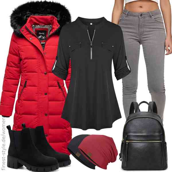 Top frauen-Outfit im Finest-Trend-Style für ein selbstbewusstes Modegefühl mit tollen Produkten von ,Lalala,REPUBLIX,Kattee,HAMUNI,JABASIC