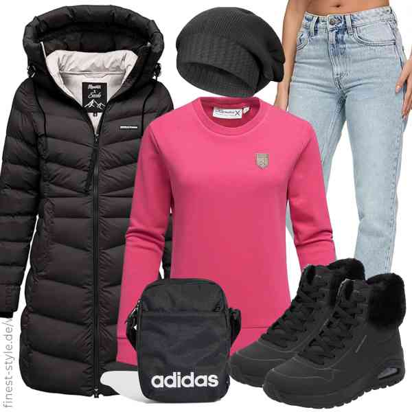 Top frauen-Outfit im Finest-Trend-Style für ein selbstbewusstes Modegefühl mit tollen Produkten von REPUBLIX,REPUBLIX,REPUBLIX,Kiiwah,adidas,Skechers