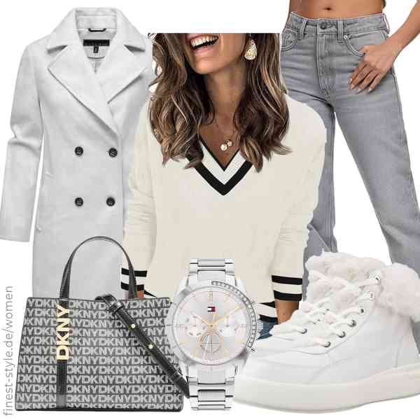 Top frauen-Outfit im Finest-Trend-Style für ein selbstbewusstes Modegefühl mit tollen Produkten von ,Wenrine,REPUBLIX,Tommy Hilfiger,DKNY,Geox