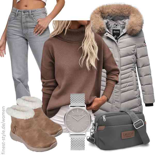 Top frauen-Outfit im Finest-Trend-Style für ein selbstbewusstes Modegefühl mit tollen Produkten von ,Zeagoo,REPUBLIX,LIEBESKIND,REETEE,Skechers