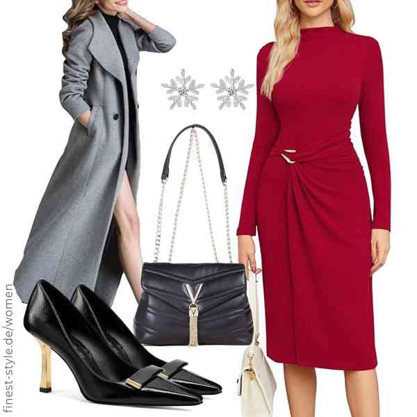 Top frauen-Outfit im Finest-Trend-Style für ein selbstbewusstes Modegefühl mit tollen Produkten von PLAERPENER,Newshows,Deyanse,Valentino,QUEEN HELENA