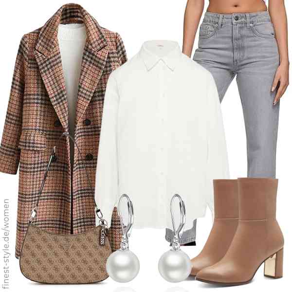 Top frauen-Outfit im Finest-Trend-Style für ein selbstbewusstes Modegefühl mit tollen Produkten von CHARTOU,s.Oliver,REPUBLIX,VONALA,GUESS,Tamaris