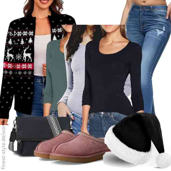 Top frauen-Outfit im Finest-Trend-Style für ein selbstbewusstes Modegefühl mit tollen Produkten von Aottori,ONLY,REPUBLIX,Gladdon,SKYDUE,UGG