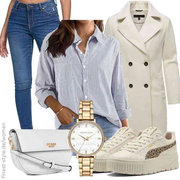 Top frauen-Outfit im Finest-Trend-Style für ein selbstbewusstes Modegefühl mit tollen Produkten von Navahoo,Lonya,REPUBLIX,Michael Kors,GUESS,PUMA