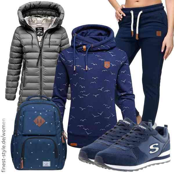 Top frauen-Outfit im Finest-Trend-Style für ein selbstbewusstes Modegefühl mit tollen Produkten von ,REPUBLIX,REPUBLIX,KAUKKO,Skechers