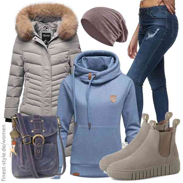 Top frauen-Outfit im Finest-Trend-Style für ein selbstbewusstes Modegefühl mit tollen Produkten von ,REPUBLIX,REPUBLIX,Balinco,Catwalk Collection Handbags,Tamaris