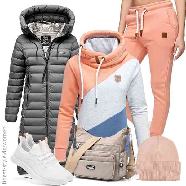 Top frauen-Outfit im Finest-Trend-Style für ein selbstbewusstes Modegefühl mit tollen Produkten von REPUBLIX,REPUBLIX,REPUBLIX,styleBREAKER,Estwell,ALEADER