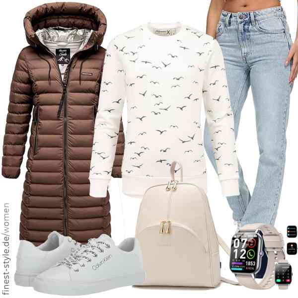 Top frauen-Outfit im Finest-Trend-Style für ein selbstbewusstes Modegefühl mit tollen Produkten von REPUBLIX,REPUBLIX,REPUBLIX,RUIMEN,Nevenka,Calvin Klein