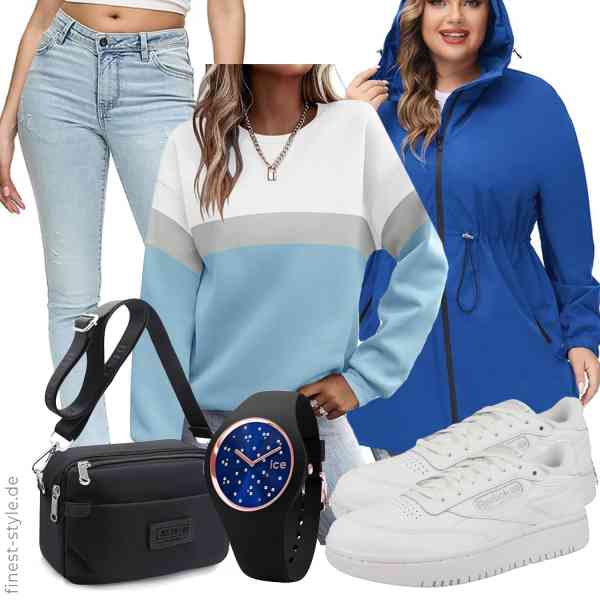 Top frauen-Outfit im Finest-Trend-Style für ein selbstbewusstes Modegefühl mit tollen Produkten von ,Hanna Nikole,Minetom,REPUBLIX,ICE-WATCH,REETEE,,Hanna Nikole,Minetom,REPUBLIX,ICE-WATCH,REETEE,