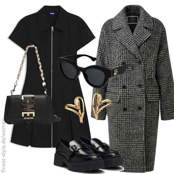 Top frauen-Outfit im Finest-Trend-Style für ein selbstbewusstes Modegefühl mit tollen Produkten von QS,HUGO,PANDORA,Gucci,Love Moschino,HUGO