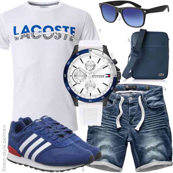 Top herren-Outfit im Finest-Trend-Style für ein selbstbewusstes Modegefühl mit tollen Produkten von Lacoste,La Optica B.L.M.,Lacoste,Amaci&Sons,Tommy Hilfiger,adidas