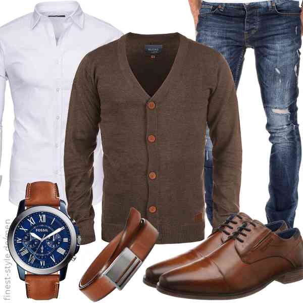 Top herren-Outfit im Finest-Trend-Style für ein selbstbewusstes Modegefühl mit tollen Produkten von Kayhan,Blend,Amaci&Sons,Fossil,MLT Belts & Accessoires,bugatti