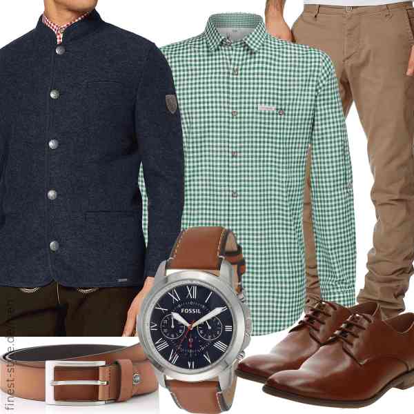 Top herren-Outfit im Finest-Trend-Style für ein selbstbewusstes Modegefühl mit tollen Produkten von GIESSWEIN,Stockerpoint,Amaci&Sons,Fossil,camel active,Clarks
