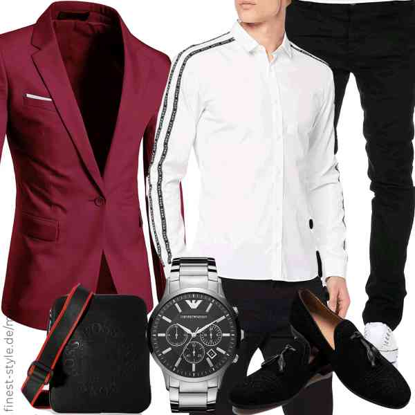 Top herren-Outfit im Finest-Trend-Style für ein selbstbewusstes Modegefühl mit tollen Produkten von Allthemen,HUGO,Amaci&Sons,Emporio Armani,BOSS,JITAI
