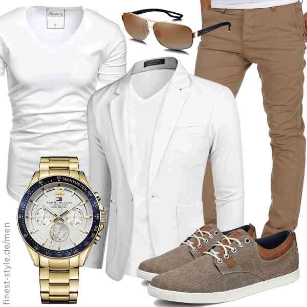 Top herren-Outfit im Finest-Trend-Style für ein selbstbewusstes Modegefühl mit tollen Produkten von COOFANDY,REPUBLIX,Amaci&Sons,Tommy Hilfiger,Carfia,BULLBOXER