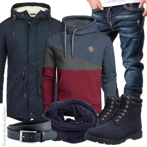 Top herren-Outfit im Finest-Trend-Style für ein selbstbewusstes Modegefühl mit tollen Produkten von Solid,Amaci&Sons,Amaci&Sons,camel active,Miobo,Timberland