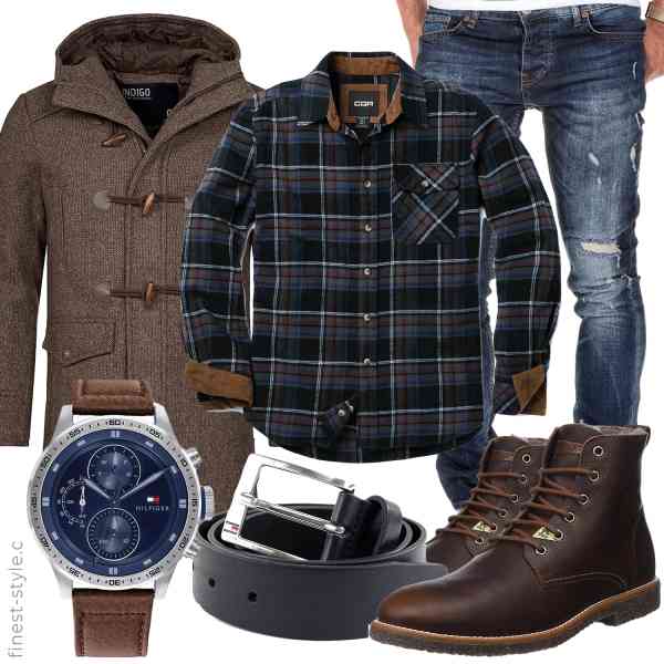 Top herren-Outfit im Finest-Trend-Style für ein selbstbewusstes Modegefühl mit tollen Produkten von Indicode,CQR,Amaci&Sons,Tommy Hilfiger,Tommy Hilfiger,Panama Jack