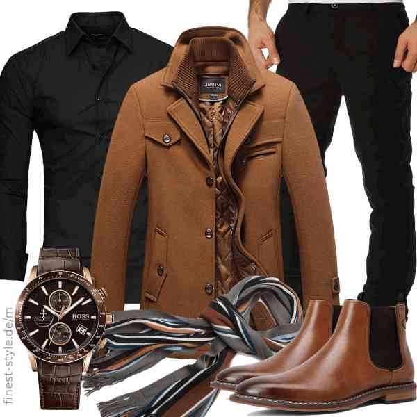 Top herren-Outfit im Finest-Trend-Style für ein selbstbewusstes Modegefühl mit tollen Produkten von FTCayanz,Kayhan,Amaci&Sons,BOSS,styleBREAKER,DESAI