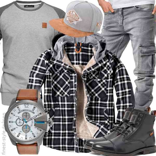 Top herren-Outfit im Finest-Trend-Style für ein selbstbewusstes Modegefühl mit tollen Produkten von Mr.Stream,Amaci&Sons,Blackskies,Amaci&Sons,Diesel,Levi's