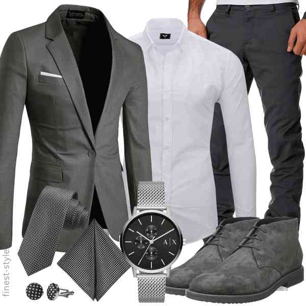 Top herren-Outfit im Finest-Trend-Style für ein selbstbewusstes Modegefühl mit tollen Produkten von Allthemen,Kayhan,Amaci&Sons,Armani Exchange,GASSANI,Geox