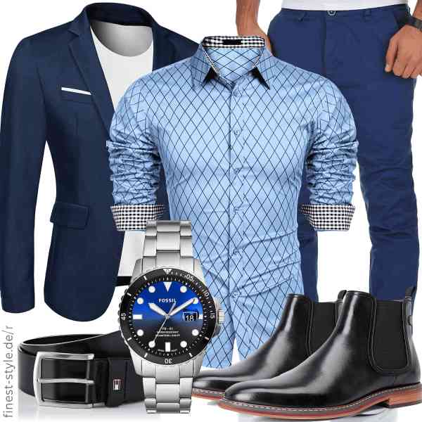 Top herren-Outfit im Finest-Trend-Style für ein selbstbewusstes Modegefühl mit tollen Produkten von MAXMODA,COOFANDY,Amaci&Sons,Fossil,Tommy Hilfiger,DESAI