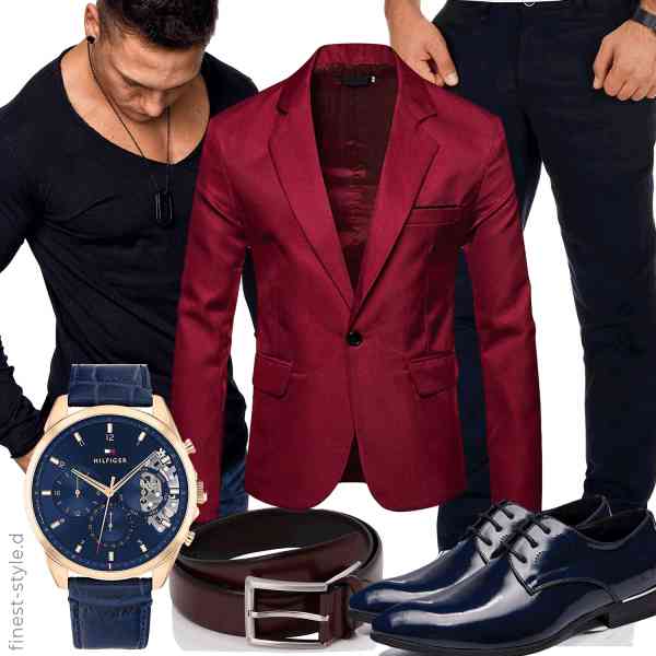 Top herren-Outfit im Finest-Trend-Style für ein selbstbewusstes Modegefühl mit tollen Produkten von YOUTHUP,Amaci&Sons,Amaci&Sons,Tommy Hilfiger,MLT Belts & Accessoires,awdawd