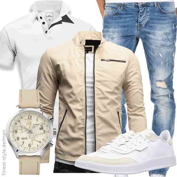Top herren-Outfit im Finest-Trend-Style für ein selbstbewusstes Modegefühl mit tollen Produkten von Crone,Amaci&Sons,Amaci&Sons,Timex,adidas