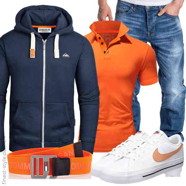 Top herren-Outfit im Finest-Trend-Style für ein selbstbewusstes Modegefühl mit tollen Produkten von Grin&Bear,Amaci&Sons,Amaci&Sons,Tommy Hilfiger,Nike