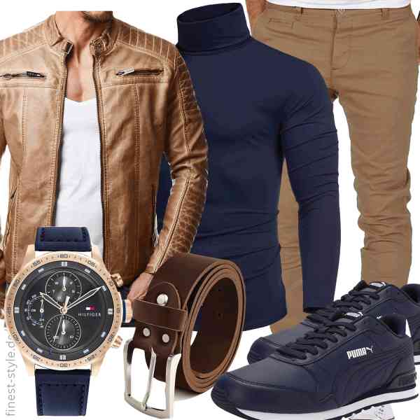 Top herren-Outfit im Finest-Trend-Style für ein selbstbewusstes Modegefühl mit tollen Produkten von Redbridge,COOFANDY,Amaci&Sons,Tommy Hilfiger,Fa.Volmer,PUMA