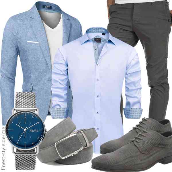 Top herren-Outfit im Finest-Trend-Style für ein selbstbewusstes Modegefühl mit tollen Produkten von MAXMODA,J.Ver,Amaci&Sons,Skagen,Anthoni Crown,bugatti