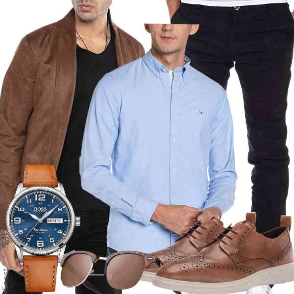 Top herren-Outfit im Finest-Trend-Style für ein selbstbewusstes Modegefühl mit tollen Produkten von Redbridge,Tommy Hilfiger,Amaci&Sons,BOSS,GQUEEN,ECCO