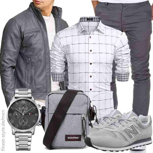 Top herren-Outfit im Finest-Trend-Style für ein selbstbewusstes Modegefühl mit tollen Produkten von Indicode,COOFANDY,Amaci&Sons,Tommy Hilfiger,EASTPAK,New Balance