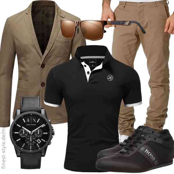 Top herren-Outfit im Finest-Trend-Style für ein selbstbewusstes Modegefühl mit tollen Produkten von Allthemen,Amaci&Sons,Amaci&Sons,Armani Exchange,ATTCL,Hugo Boss