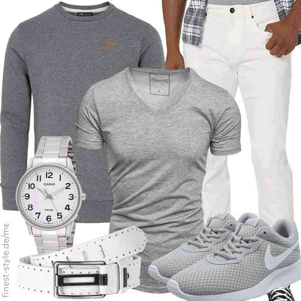 Top herren-Outfit im Finest-Trend-Style für ein selbstbewusstes Modegefühl mit tollen Produkten von Amaci&Sons,REPUBLIX,Goodthreads,Casio,Redbridge,Nike