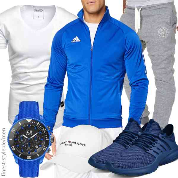 Top herren-Outfit im Finest-Trend-Style für ein selbstbewusstes Modegefühl mit tollen Produkten von adidas,REPUBLIX,Amaci&Sons,ICE-WATCH,Tommy Hilfiger,ZOCAVIA