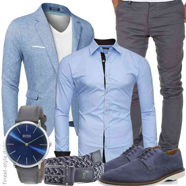 Top herren-Outfit im Finest-Trend-Style für ein selbstbewusstes Modegefühl mit tollen Produkten von MAXMODA,Kayhan,Amaci&Sons,BOSS,BRAX,Clarks