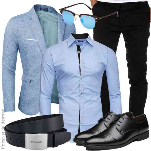 Top herren-Outfit im Finest-Trend-Style für ein selbstbewusstes Modegefühl mit tollen Produkten von COOFANDY,Kayhan,Amaci&Sons,Ray-Ban,Pierre Cardin,JOYTO