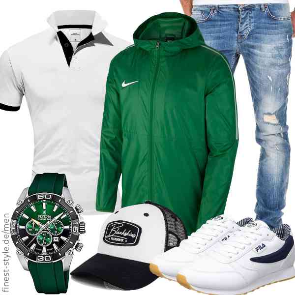 Top herren-Outfit im Finest-Trend-Style für ein selbstbewusstes Modegefühl mit tollen Produkten von Nike,Amaci&Sons,Amaci&Sons,Festina,Blackskies,FILA