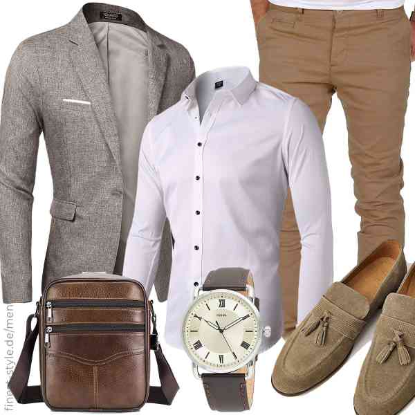 Top herren-Outfit im Finest-Trend-Style für ein selbstbewusstes Modegefühl mit tollen Produkten von COOFANDY,INFLATION,Amaci&Sons,Fossil,MANNUOSI,find.