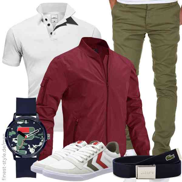 Top herren-Outfit im Finest-Trend-Style für ein selbstbewusstes Modegefühl mit tollen Produkten von donhobo,Amaci&Sons,Amaci&Sons,FILA,hummel,Lacoste