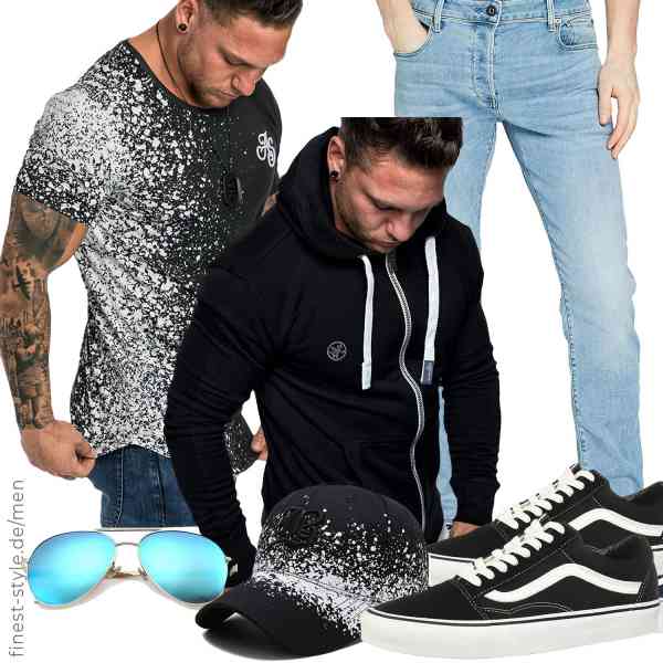 Top herren-Outfit im Finest-Trend-Style für ein selbstbewusstes Modegefühl mit tollen Produkten von Amaci&Sons,Amaci&Sons,G-STAR RAW,SUNGAIT,CHENNUO,Vans