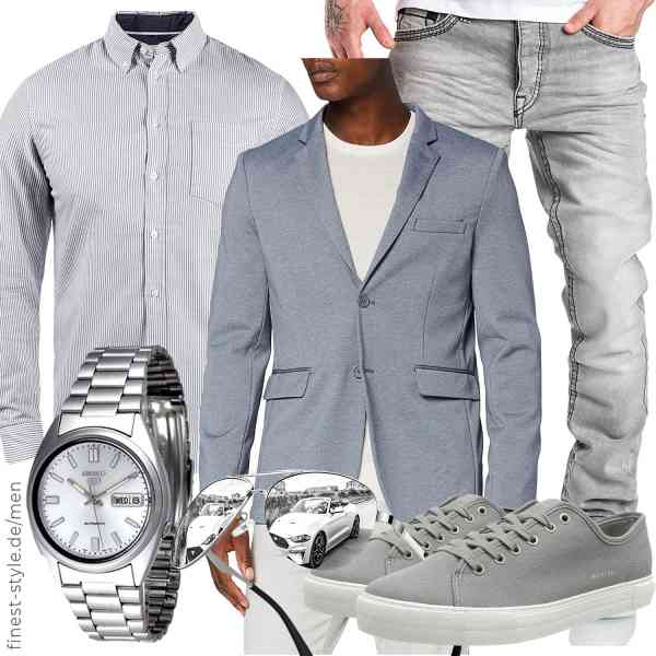 Top herren-Outfit im Finest-Trend-Style für ein selbstbewusstes Modegefühl mit tollen Produkten von MERAKI,Blend,Amaci&Sons,Seiko,CGID,Marc O'Polo