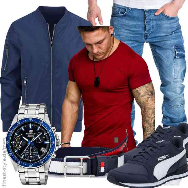 Top herren-Outfit im Finest-Trend-Style für ein selbstbewusstes Modegefühl mit tollen Produkten von YOUTHUP,Amaci&Sons,Amaci&Sons,Casio,Tommy Jeans,PUMA