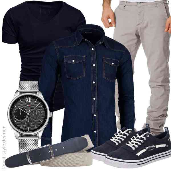 Top herren-Outfit im Finest-Trend-Style für ein selbstbewusstes Modegefühl mit tollen Produkten von SEVEN EAGLE,REPUBLIX,Amaci&Sons,Tommy Hilfiger,shenky,MUSTANG