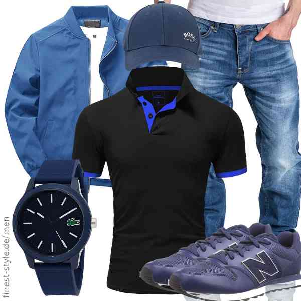 Top herren-Outfit im Finest-Trend-Style für ein selbstbewusstes Modegefühl mit tollen Produkten von KEFITEVD,Amaci&Sons,Amaci&Sons,Lacoste,BOSS,New Balance