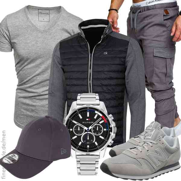 Top herren-Outfit im Finest-Trend-Style für ein selbstbewusstes Modegefühl mit tollen Produkten von Calvin Klein,REPUBLIX,Amaci&Sons,Tommy Hilfiger,New Era,New Balance