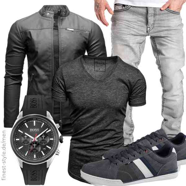 Top herren-Outfit im Finest-Trend-Style für ein selbstbewusstes Modegefühl mit tollen Produkten von Crone,REPUBLIX,Amaci&Sons,BOSS,AX BOXING