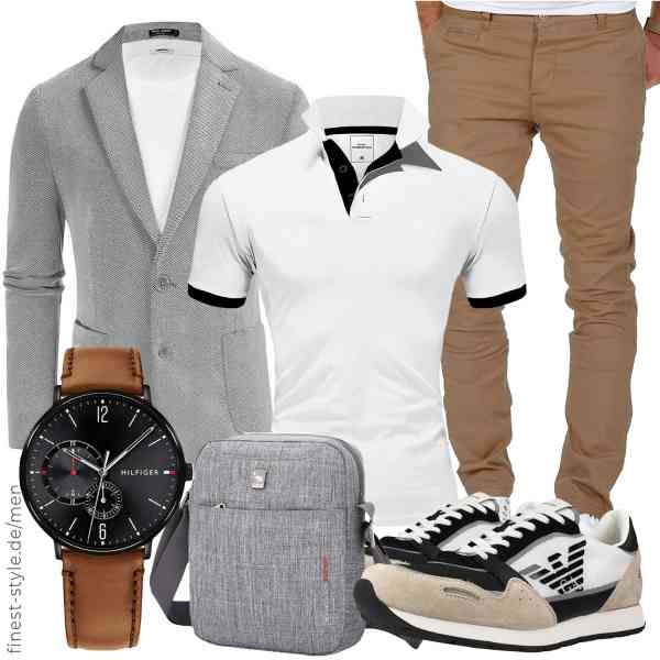 Top herren-Outfit im Finest-Trend-Style für ein selbstbewusstes Modegefühl mit tollen Produkten von PaulJones,Amaci&Sons,Amaci&Sons,Tommy Hilfiger,OIWAS,Emporio Armani