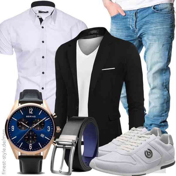 Top herren-Outfit im Finest-Trend-Style für ein selbstbewusstes Modegefühl mit tollen Produkten von COOFANDY,Kayhan,Amaci&Sons,BERING,BESTKEE,bugatti